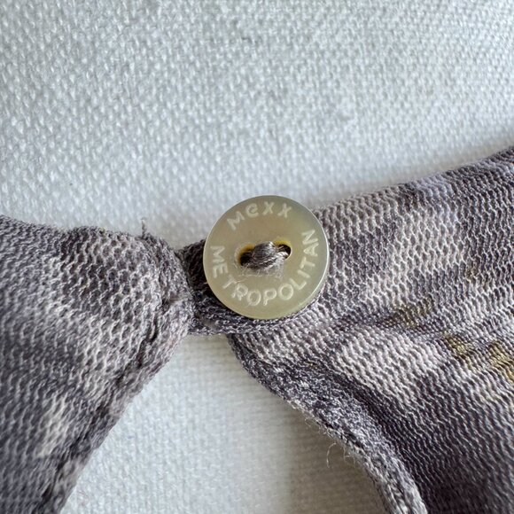 Mexx Mesh Lined Cap Sleeved Grey and Dusty Mauve Woodland Shirt - Picture 7 of 11